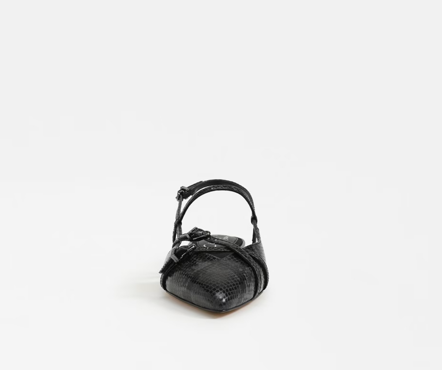 Sam Edelman Lindley Slingback Flat - Black Snake