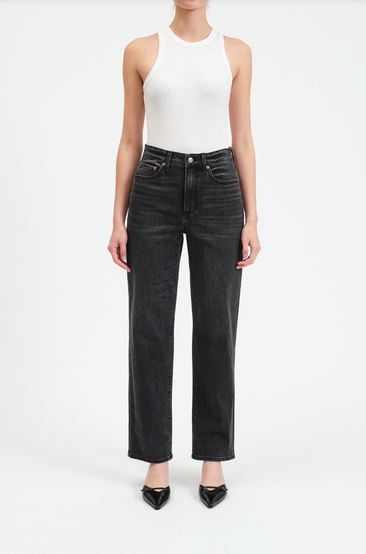 Daze Denim Sundaze High Rise Vintage Straight Jean - Last Night