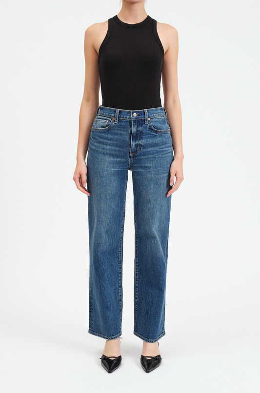 Daze Denim Sundaze High Rise Vintage Straight Jean - Belle