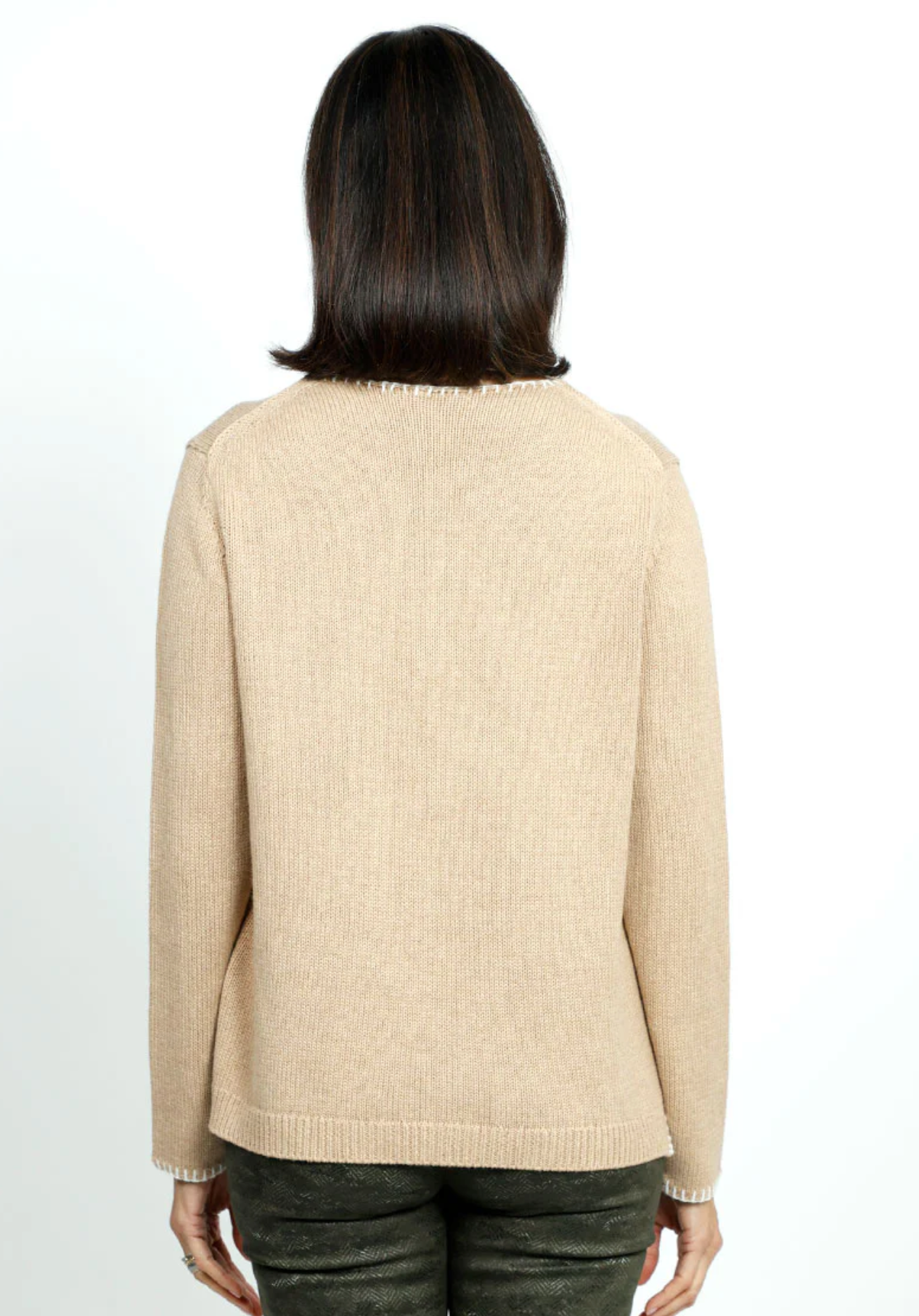 Cotton Cashmere Sweater - Sand