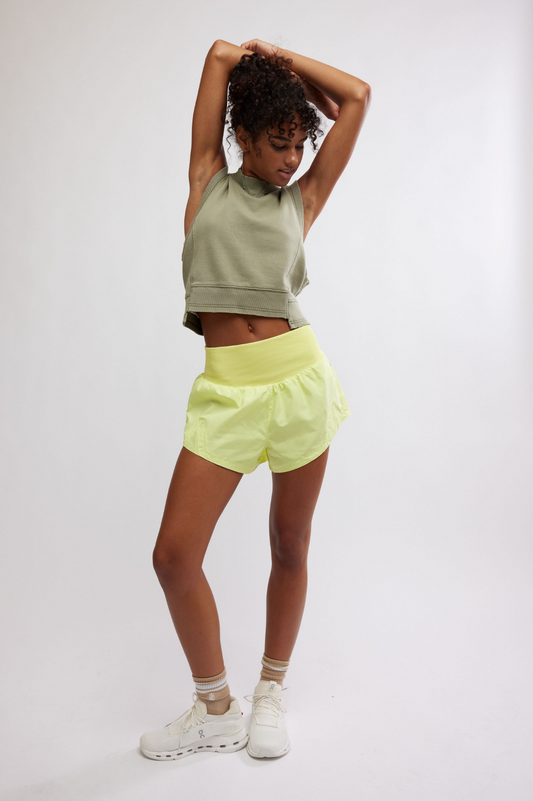 Free People Carpe Diem Shorts - Sour Citrus