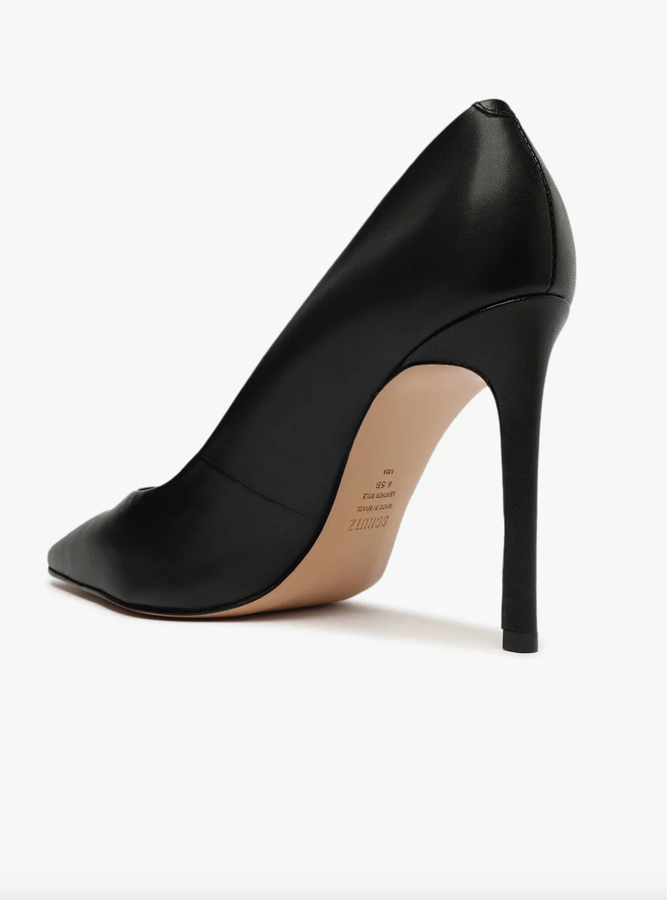 Schutz Lou Leather Pump - Black