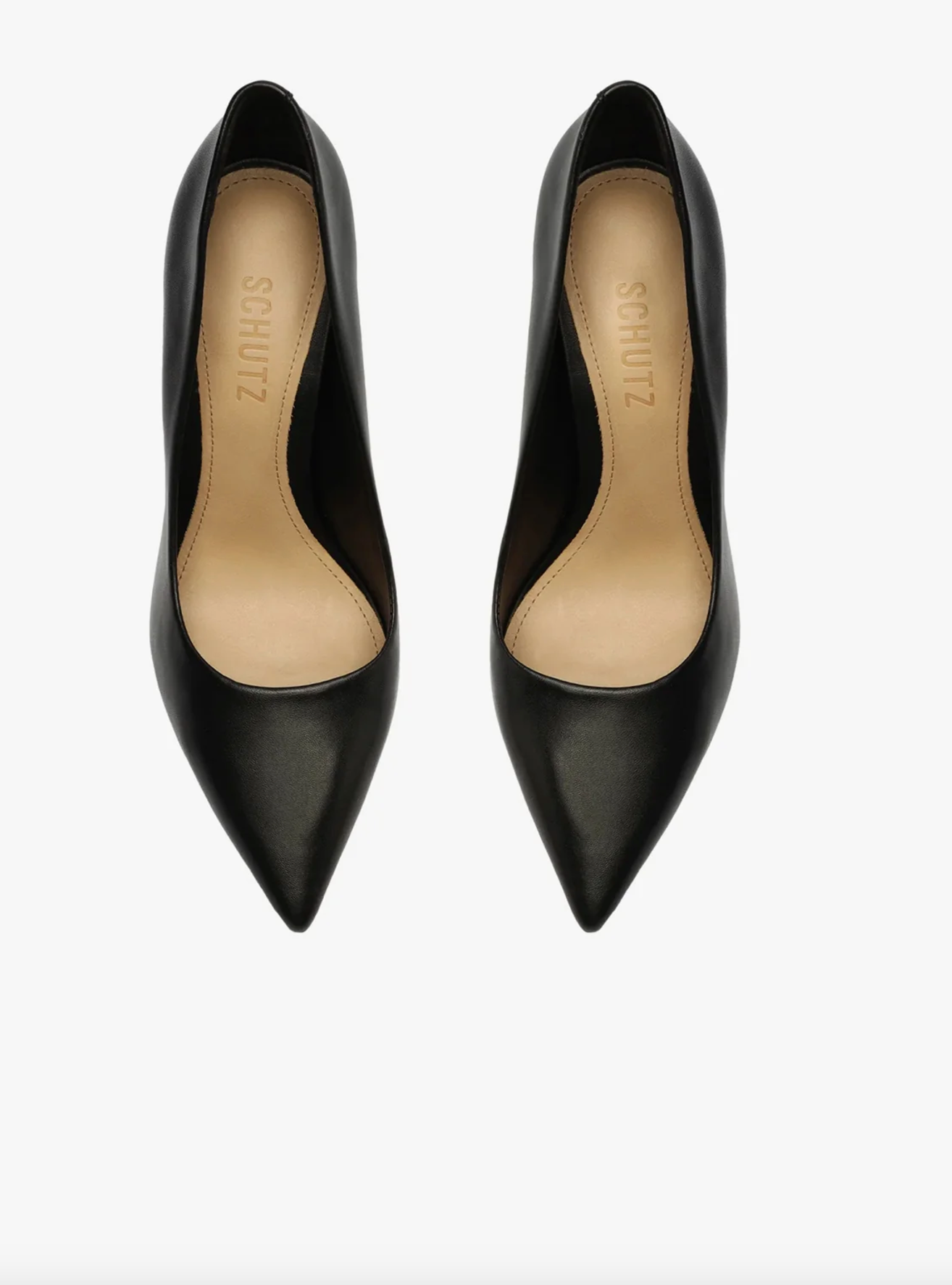 Schutz Lou Leather Pump - Black