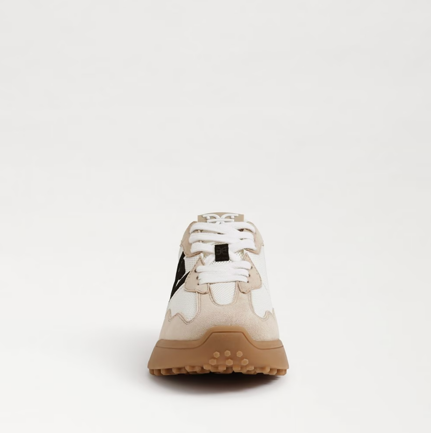 Sam Edelman Langley Lace Up Sneaker - White/Tan/Black Suede