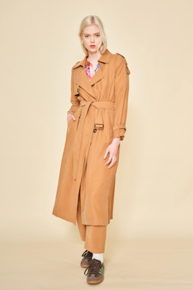 Hayden Trench Coat - Taupe