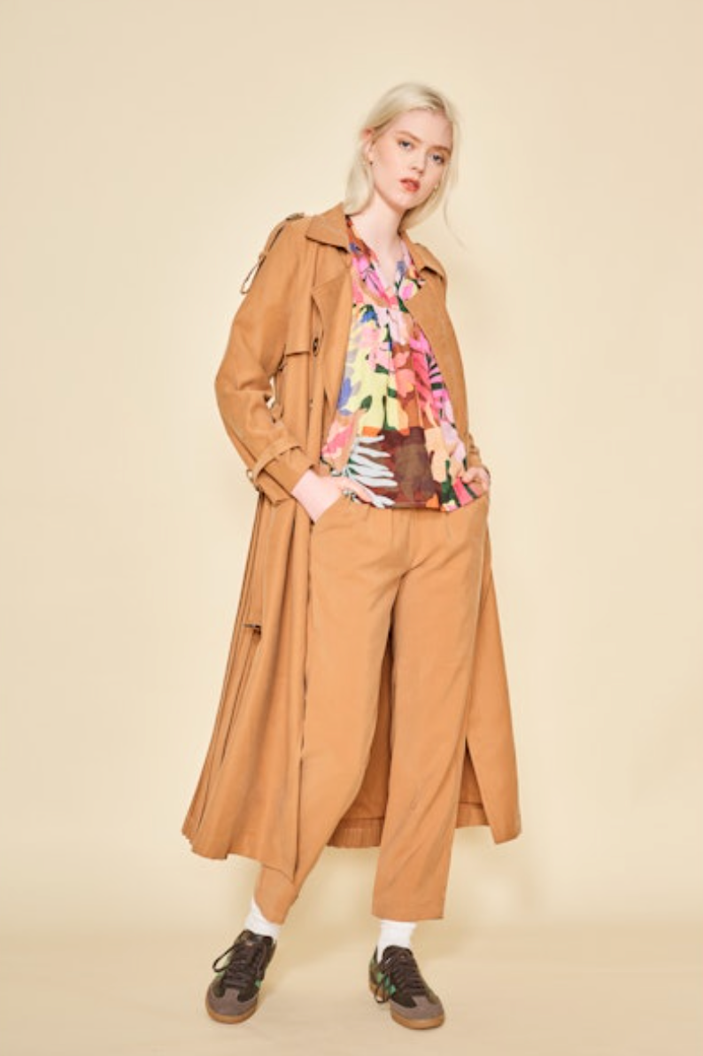 Hayden Trench Coat - Taupe