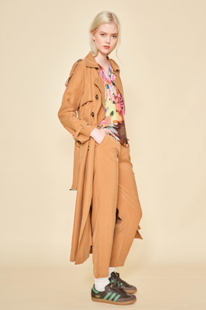 Hayden Trench Coat - Taupe