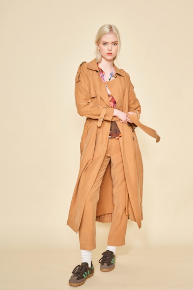 Hayden Trench Coat - Taupe