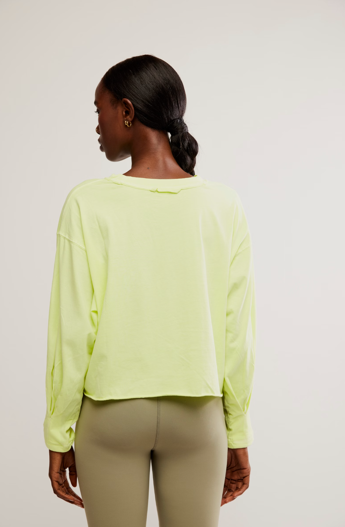 Free People Inspire Layer Top - Sour Citrus