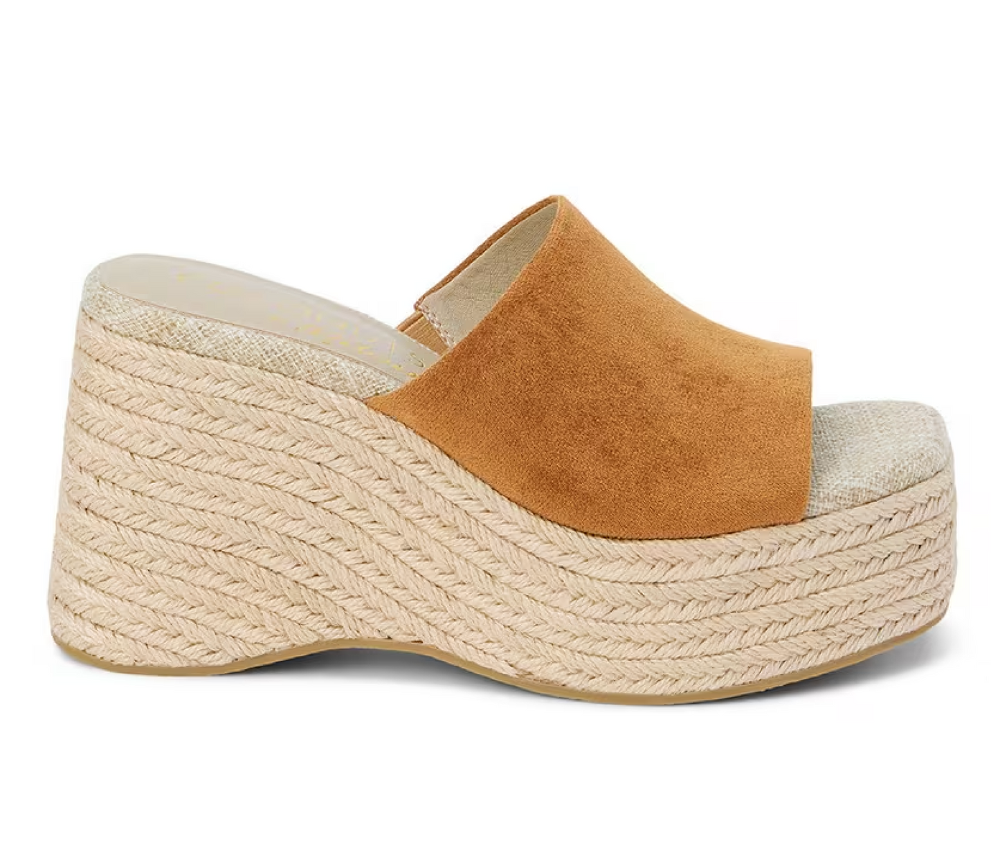 Sorrento Wedge Sandal - Cognac