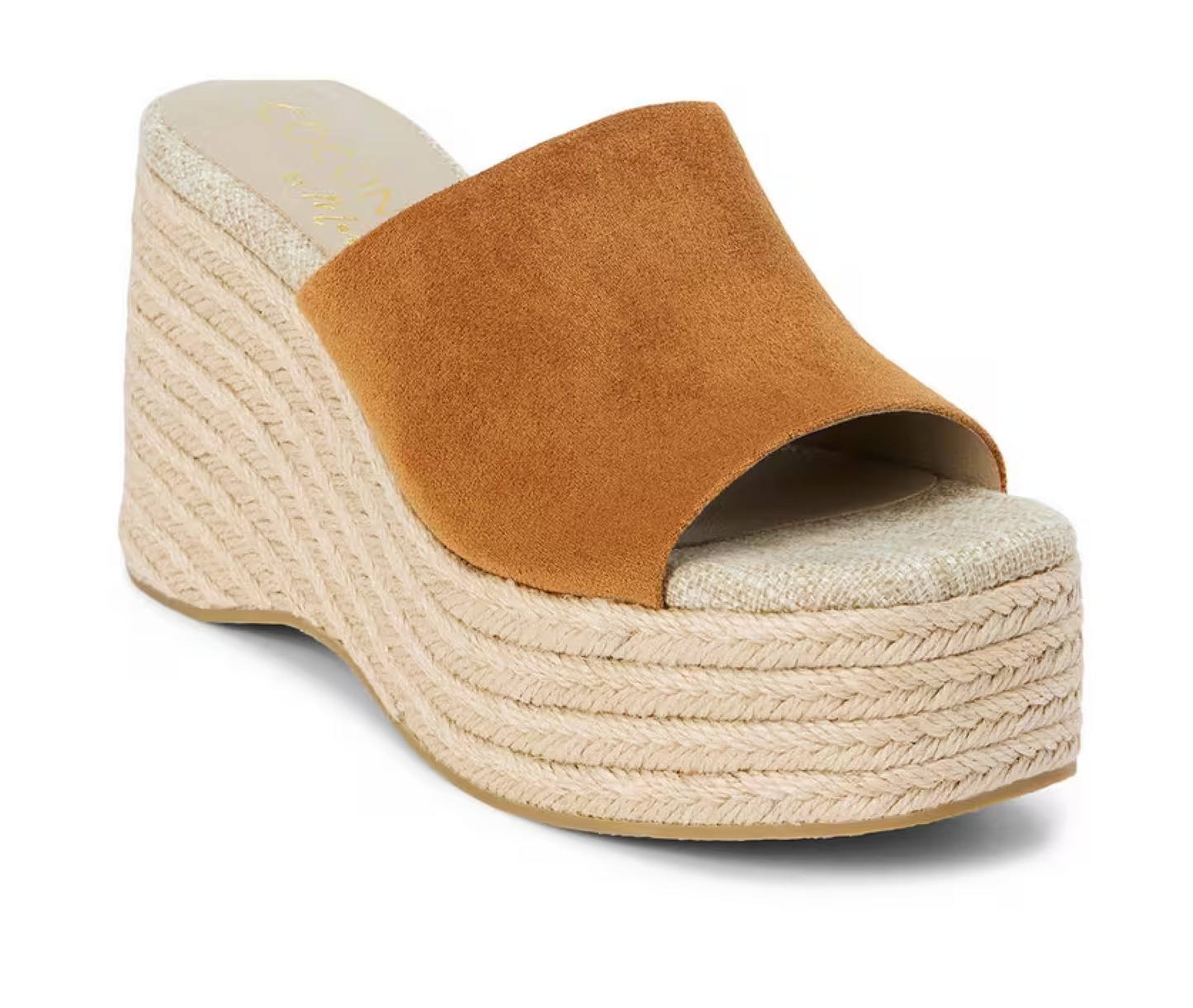 Sorrento Wedge Sandal - Cognac