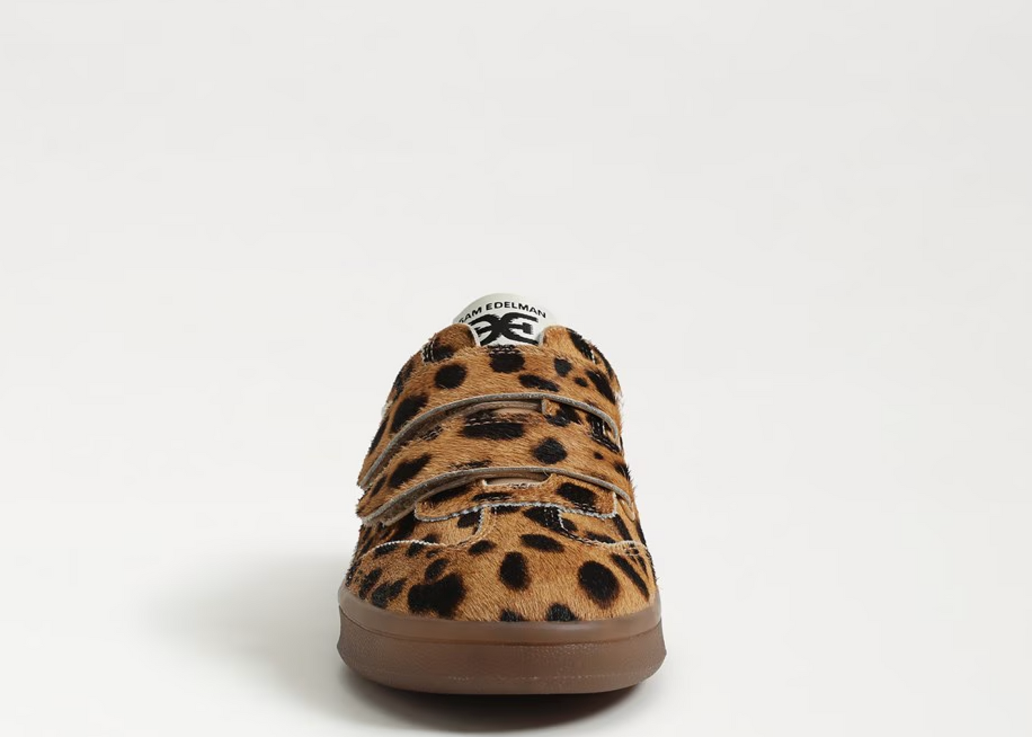 Sam Edelman Talia Velcro Sneaker - Leopard Brahama Hair Leather