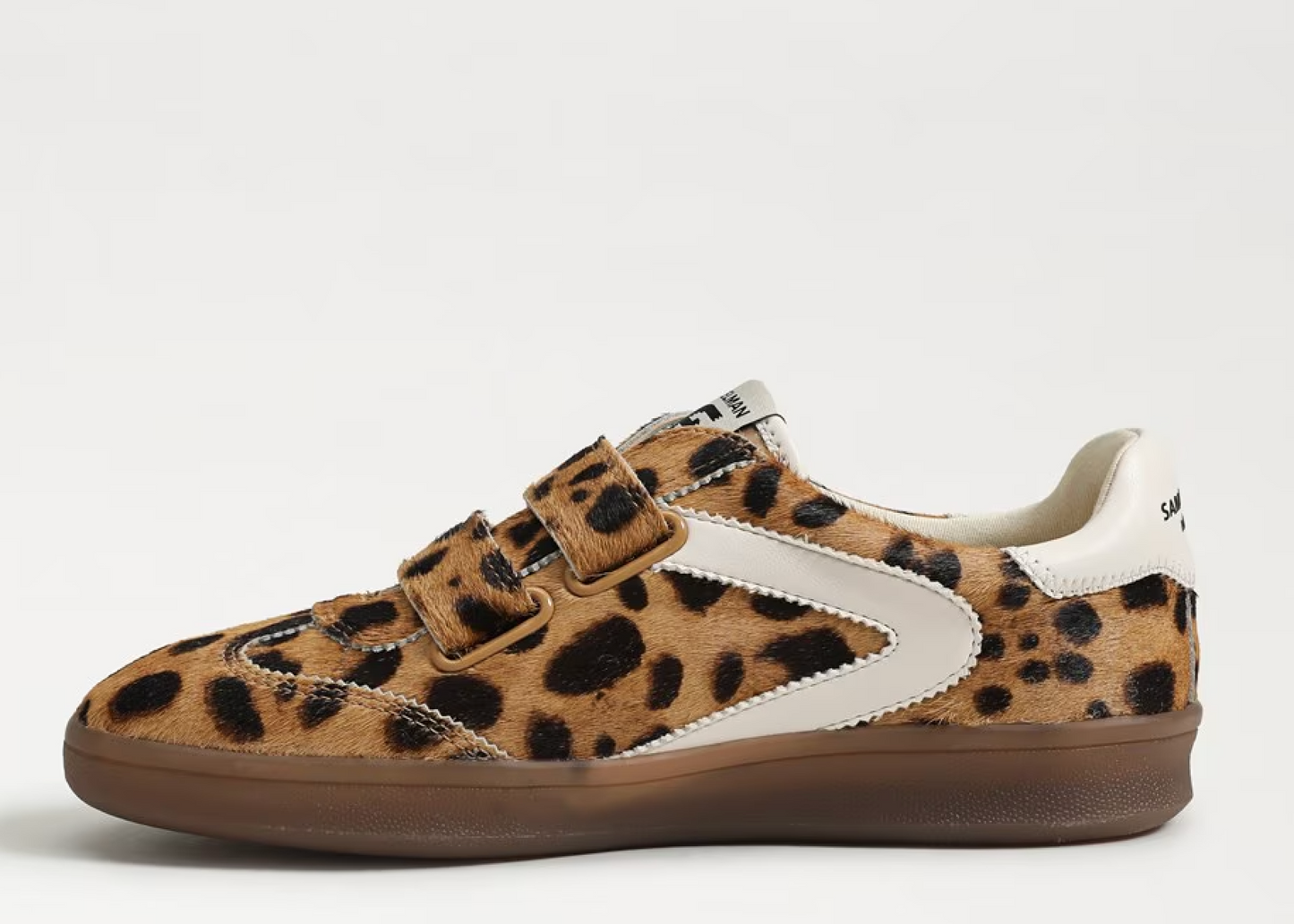 Sam Edelman Talia Velcro Sneaker - Leopard Brahama Hair Leather