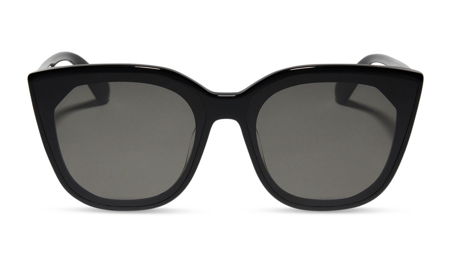 DIFF Eyewear Gjelina - Black Grey Sunglasses