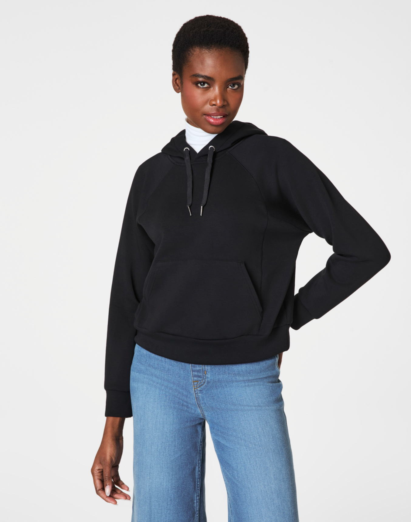 Spanx AirEssentials Hoodie - Very Black