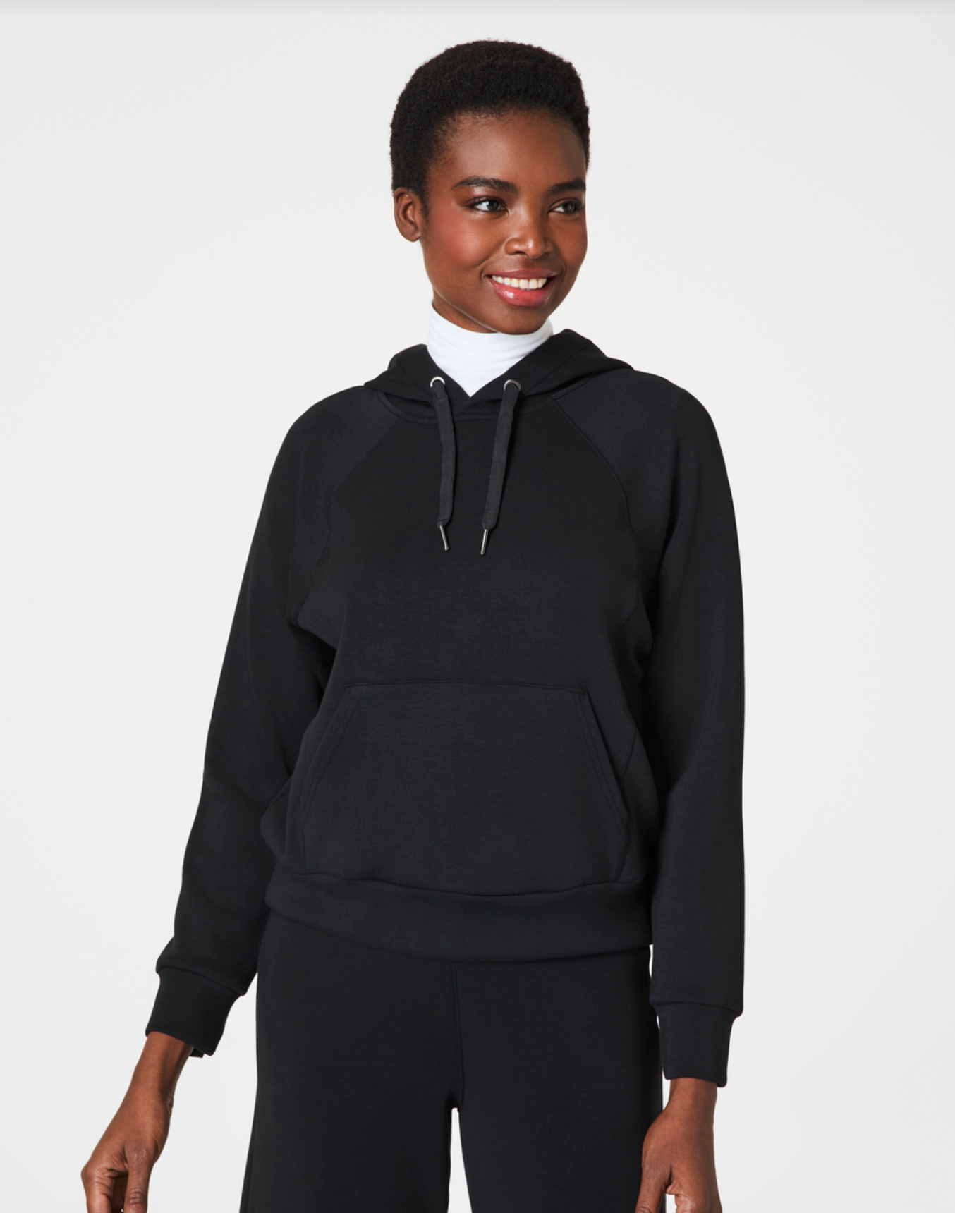 Spanx AirEssentials Hoodie - Very Black