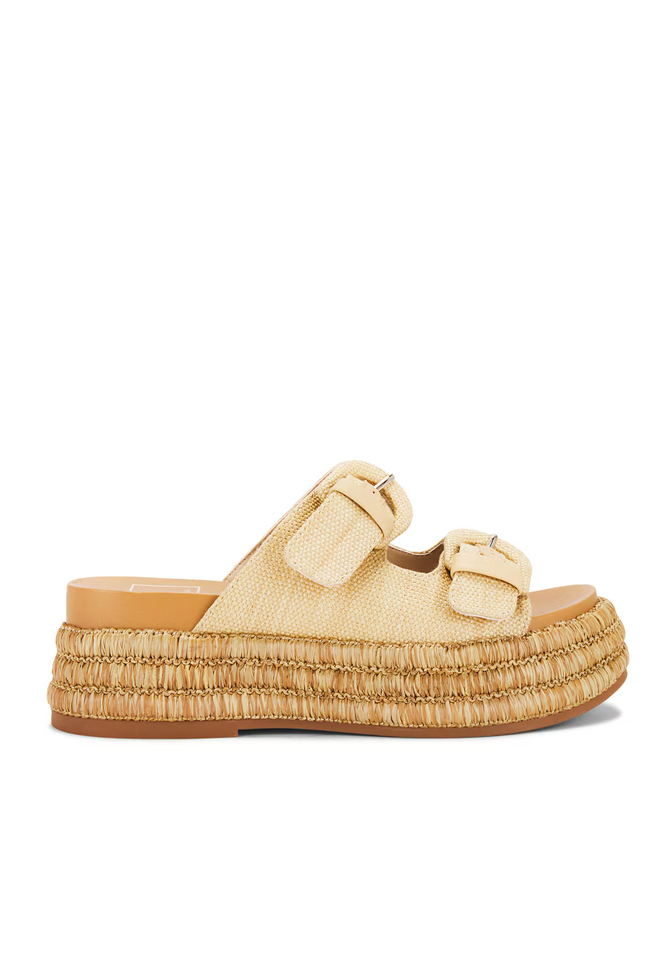 Dolce Vita Witny Sandals - Light Natural Woven Raffia