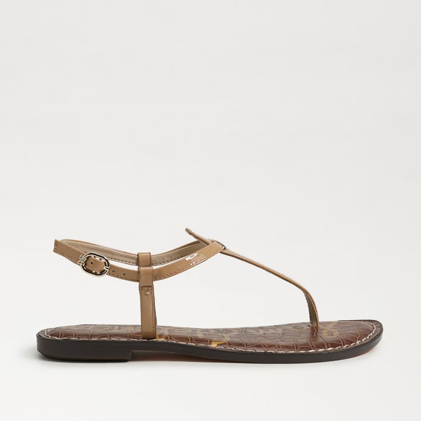 Sam Edelman Gigi Thong Sandal - Almond Beige Leather