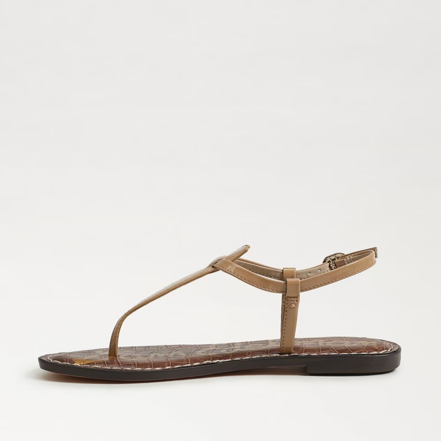 Sam Edelman Gigi Thong Sandal - Almond Beige Leather