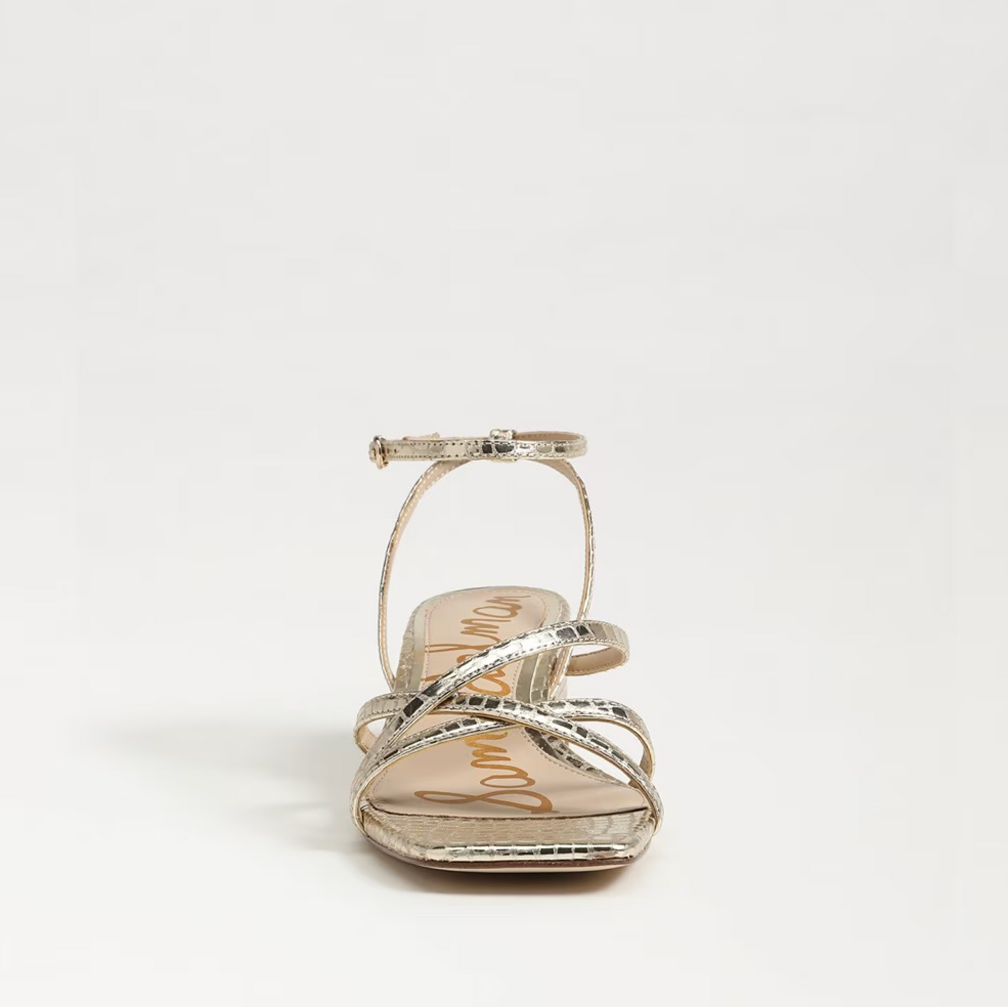 Sam Edelman Whitley Block Heel Sandal - Jute Croco