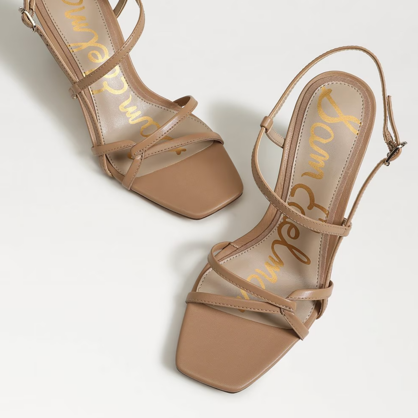 Sam Edelman Emmie Strappy Heel Sandal - French Sand Leather