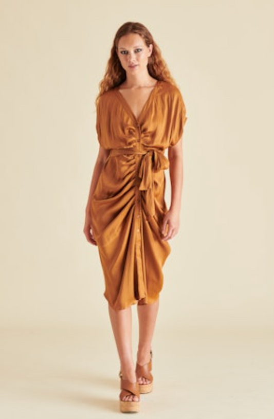 Bruno Dress - Caramel