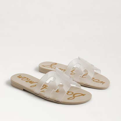 Sam Edelman Bay Jelly Slide Sandal - Clear/Sand