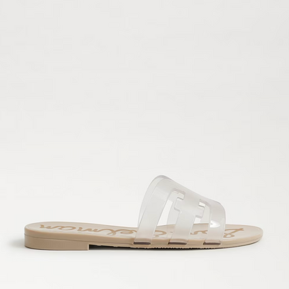 Sam Edelman Bay Jelly Slide Sandal - Clear/Sand