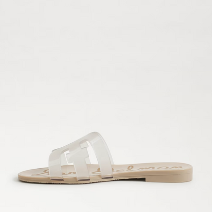 Sam Edelman Bay Jelly Slide Sandal - Clear/Sand