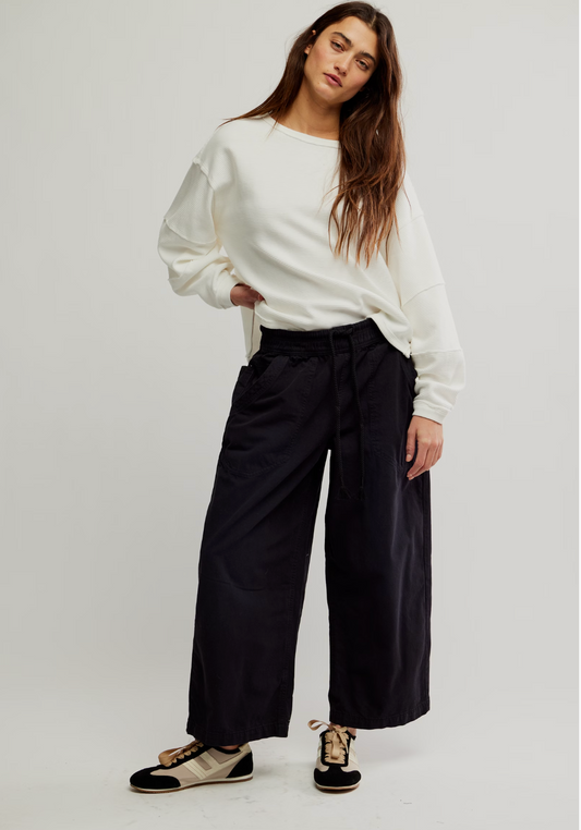 Free People Easy Peasy Pull On Jean - Black