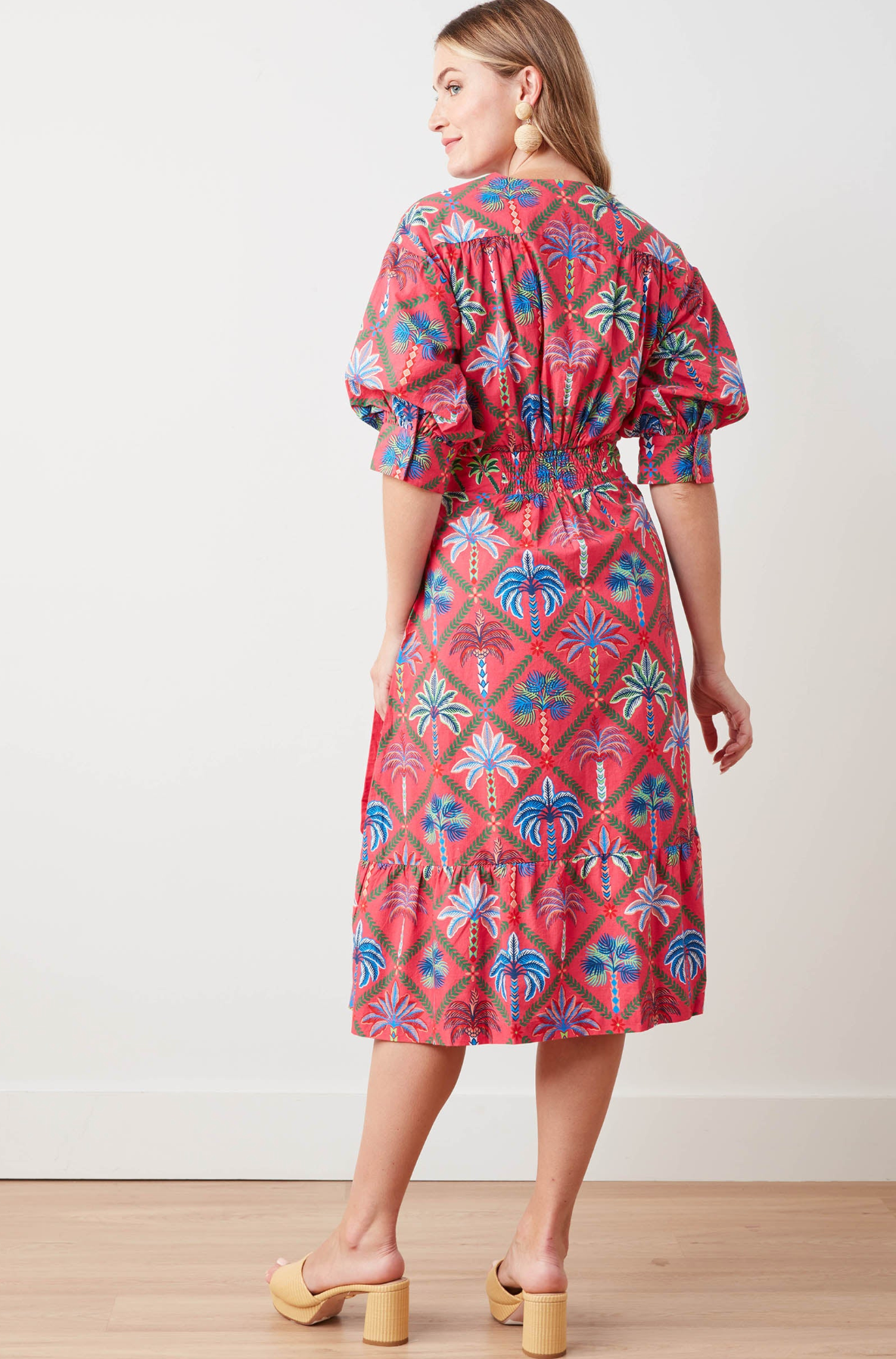 Gabriela Dress - Palm Tree Paradise - Cocktail Umbrella