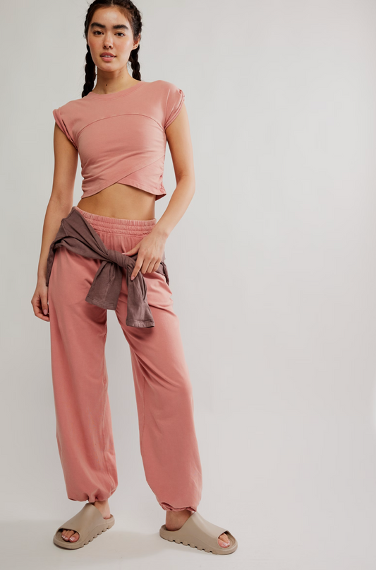 Free People Hot Shot Crossover Set - Petal