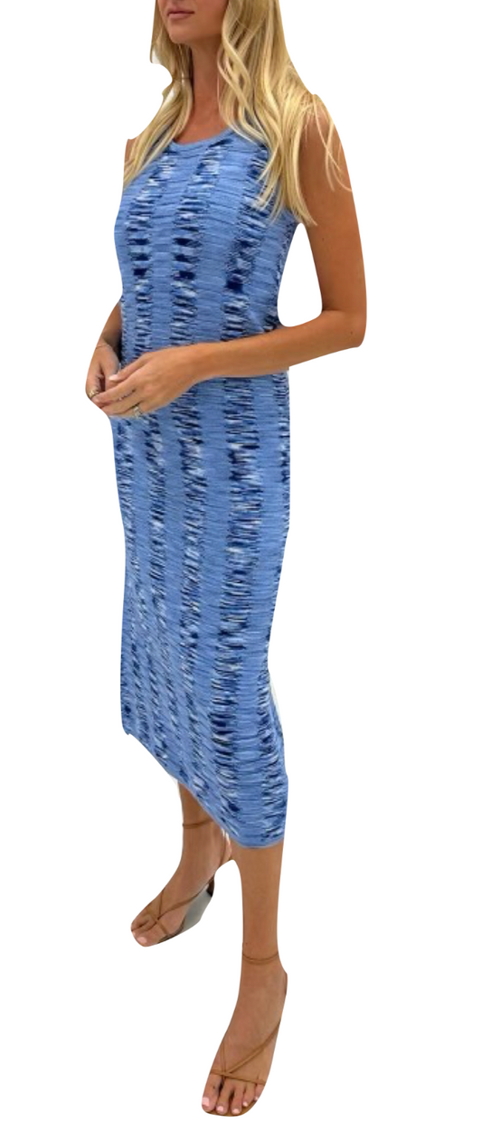Margot Midi Dress - Dark Water