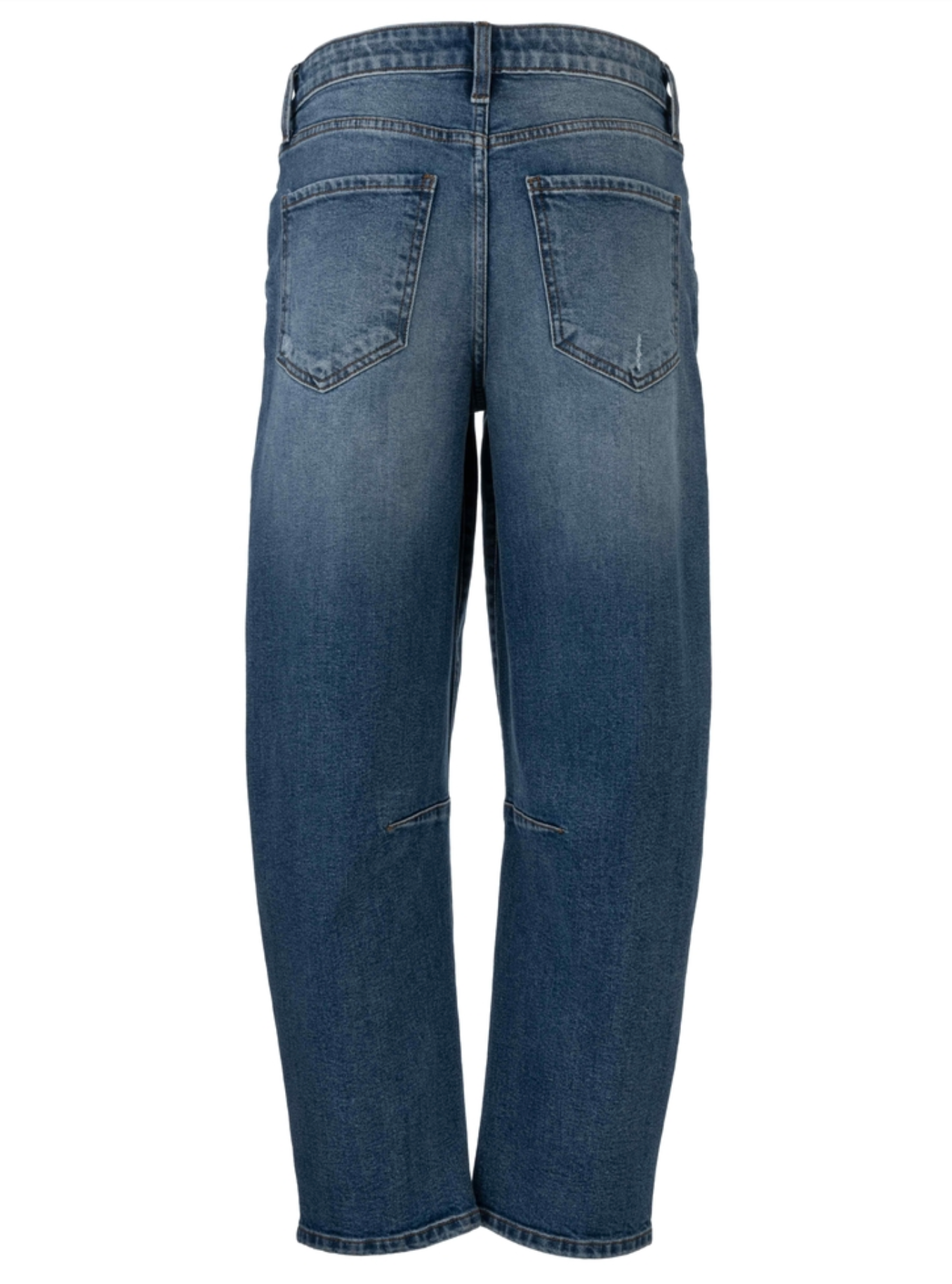 Ashley High Rise Barrel Jean - Improving