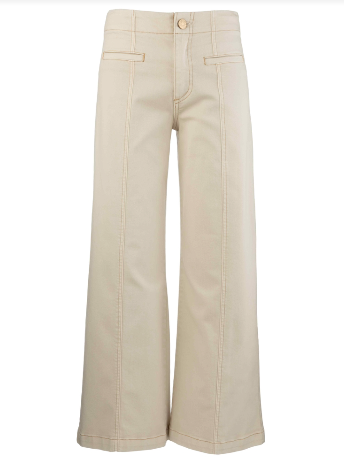 Meg High Rise Wide Leg Jean - Canvas