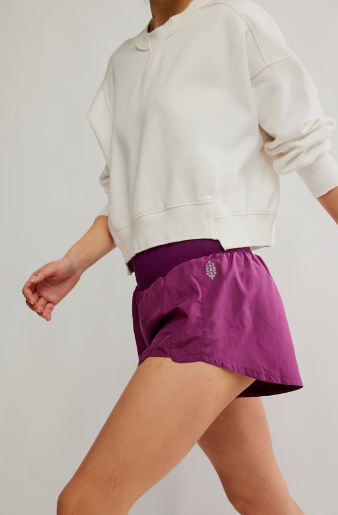 Free People Carpe Diem Short - Deep Mulberry