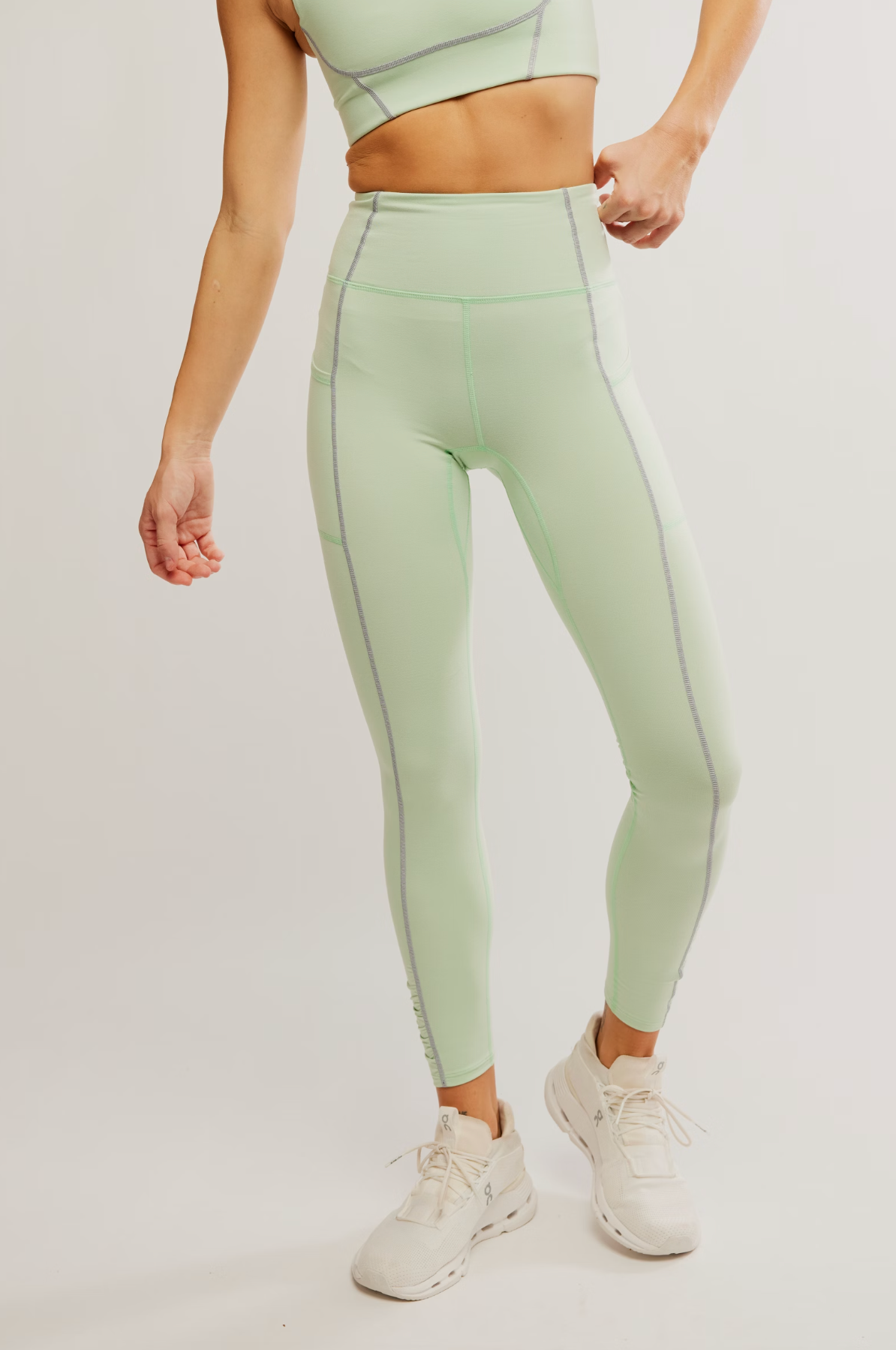 Free People You're A Peach Leggings - Cactus
