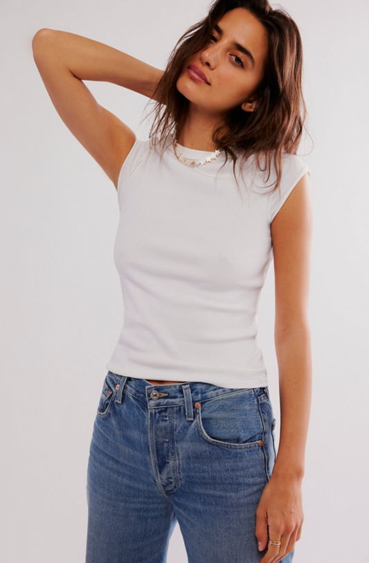 Free People Ever Had Tee Shirt - Ivory
