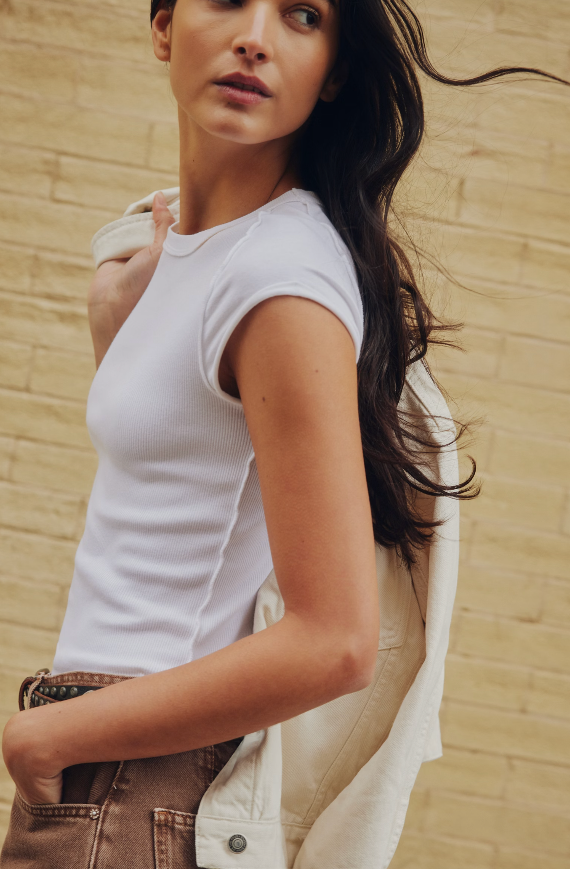 Free People Ever Had Tee Shirt - Ivory
