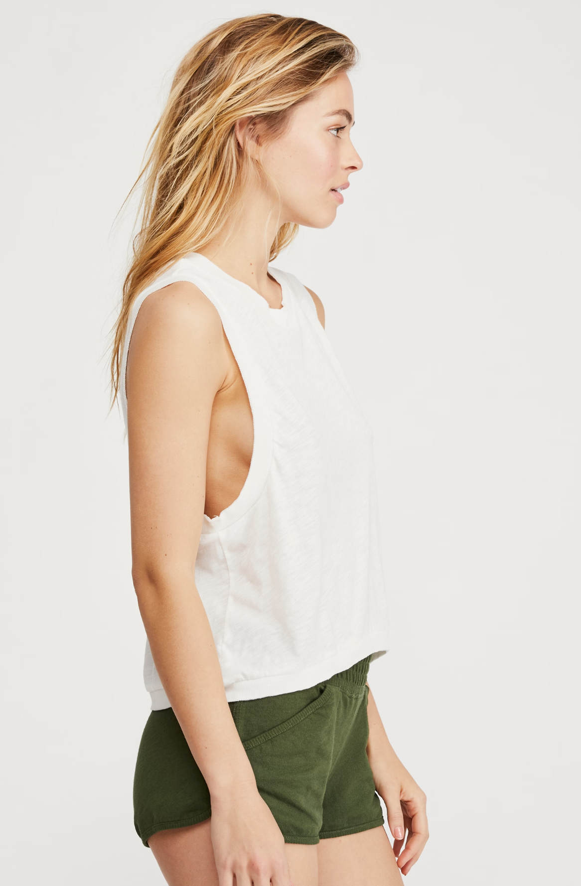 Free People Love Tank Top - White