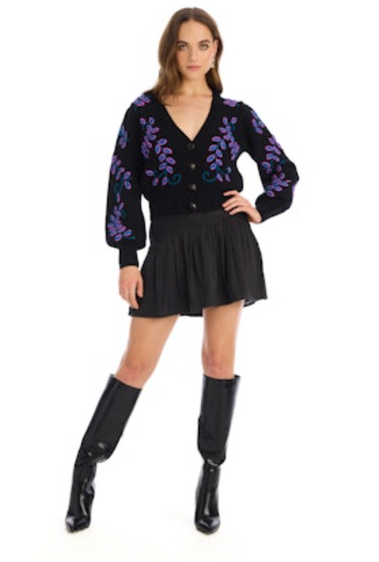 Piper Cardigan - Black Multi