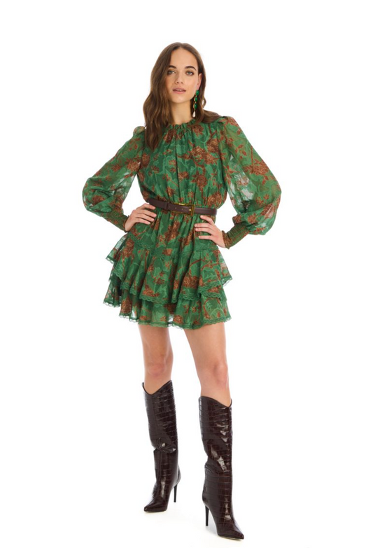 Carter Dress - Forest Florals