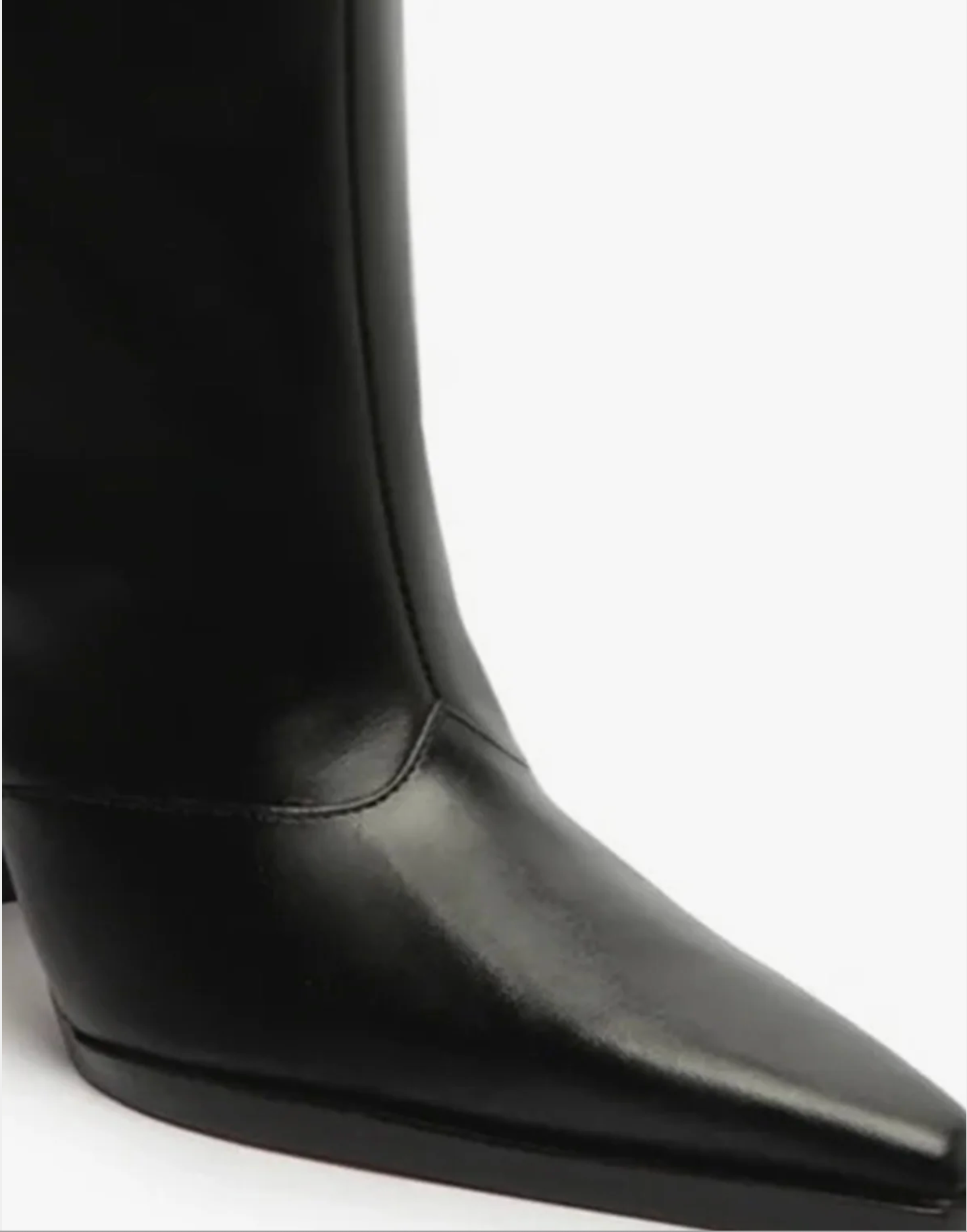 Schutz Raffaela Up Leather Boot - Black