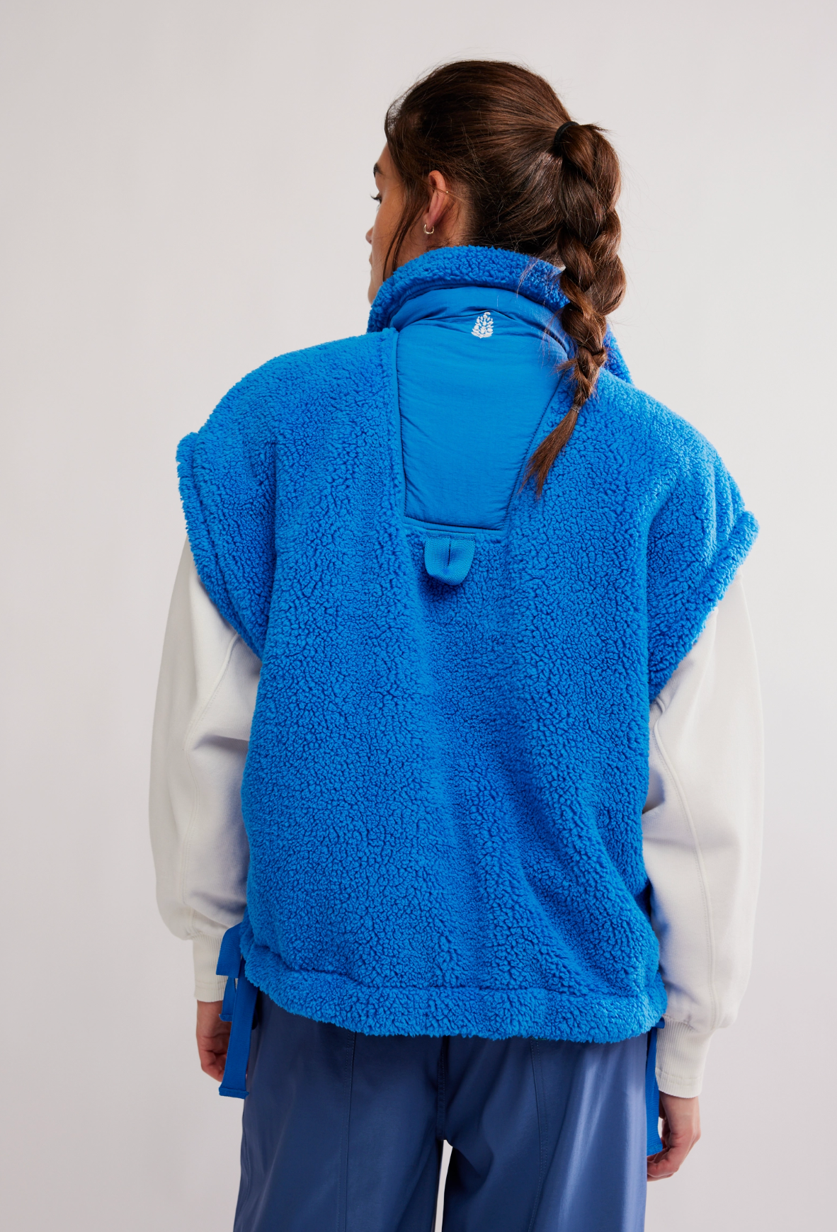 Free People Scout It Out Vest - Light Cobalt