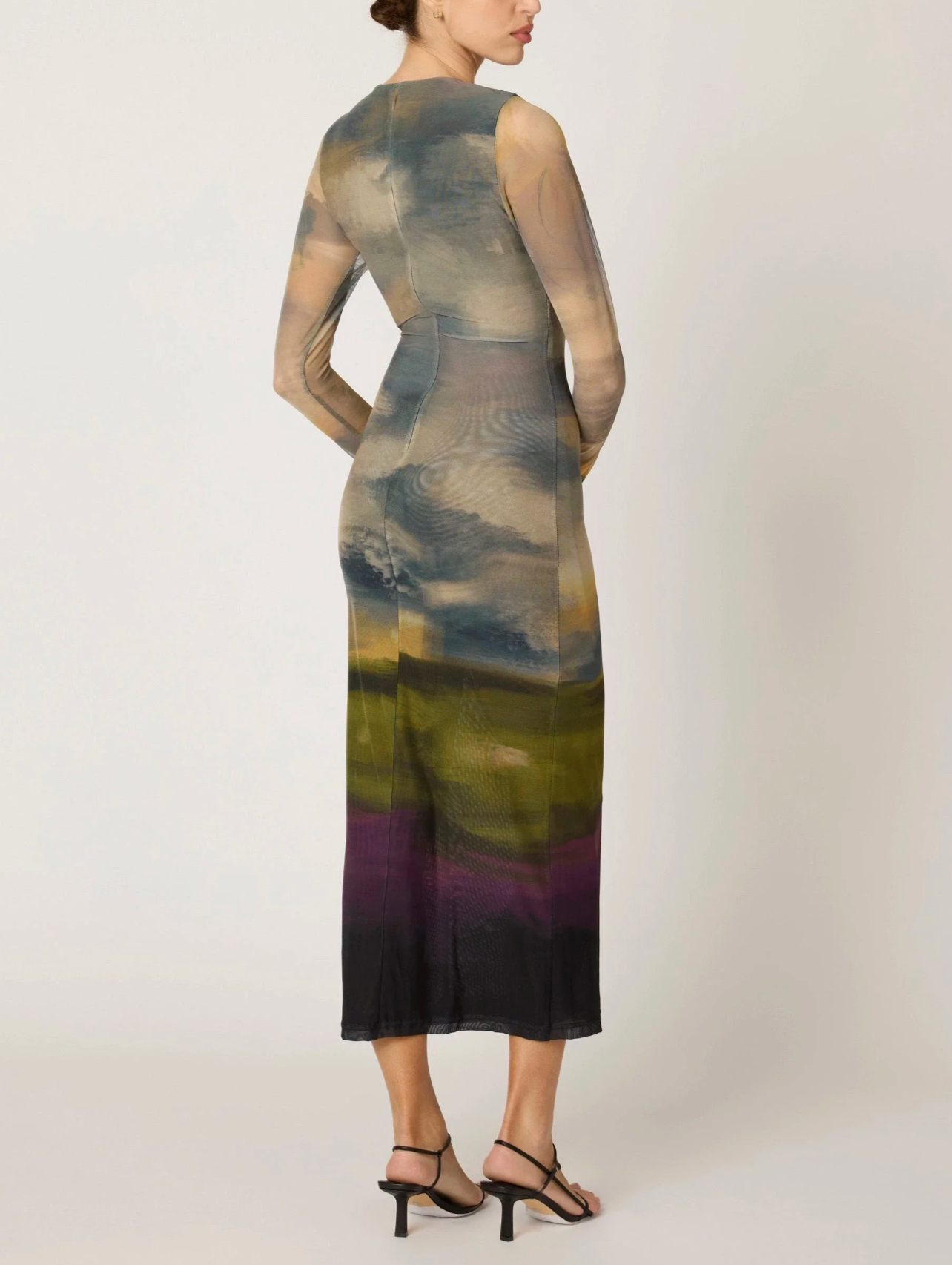 Persephone Ankle Dress - San Bartolo Print