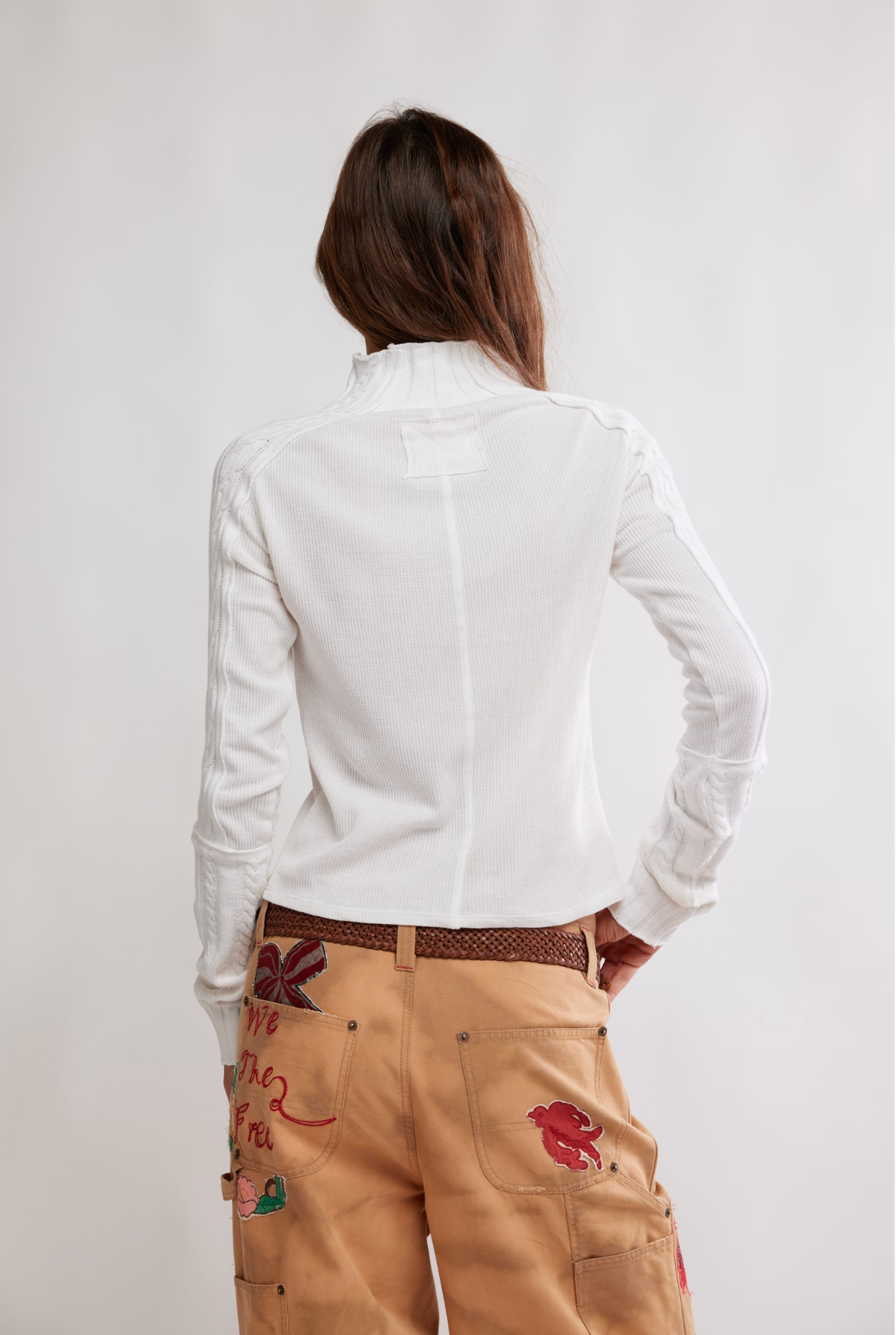 Free People Breezy Swit Top - Ivory