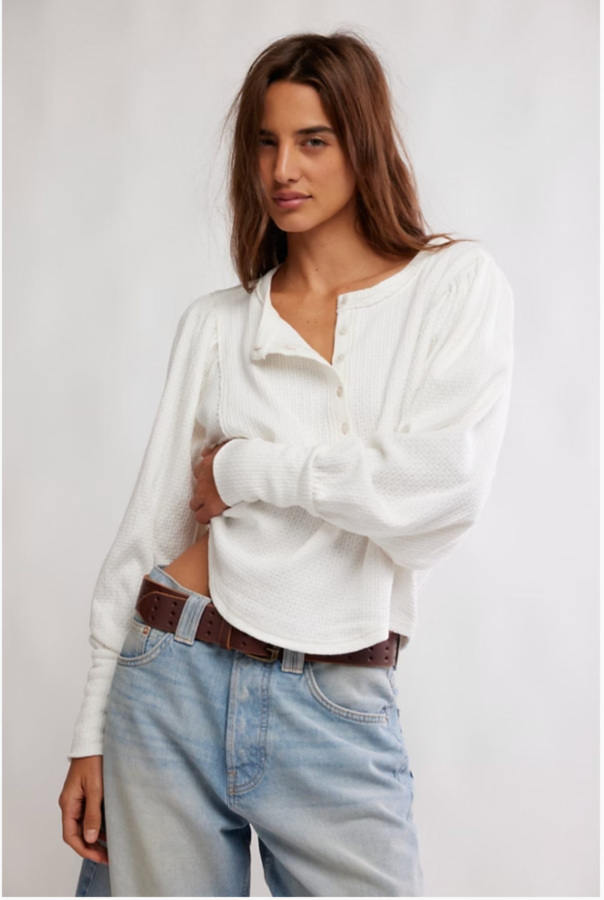 Free People Quinn Top - Ivory