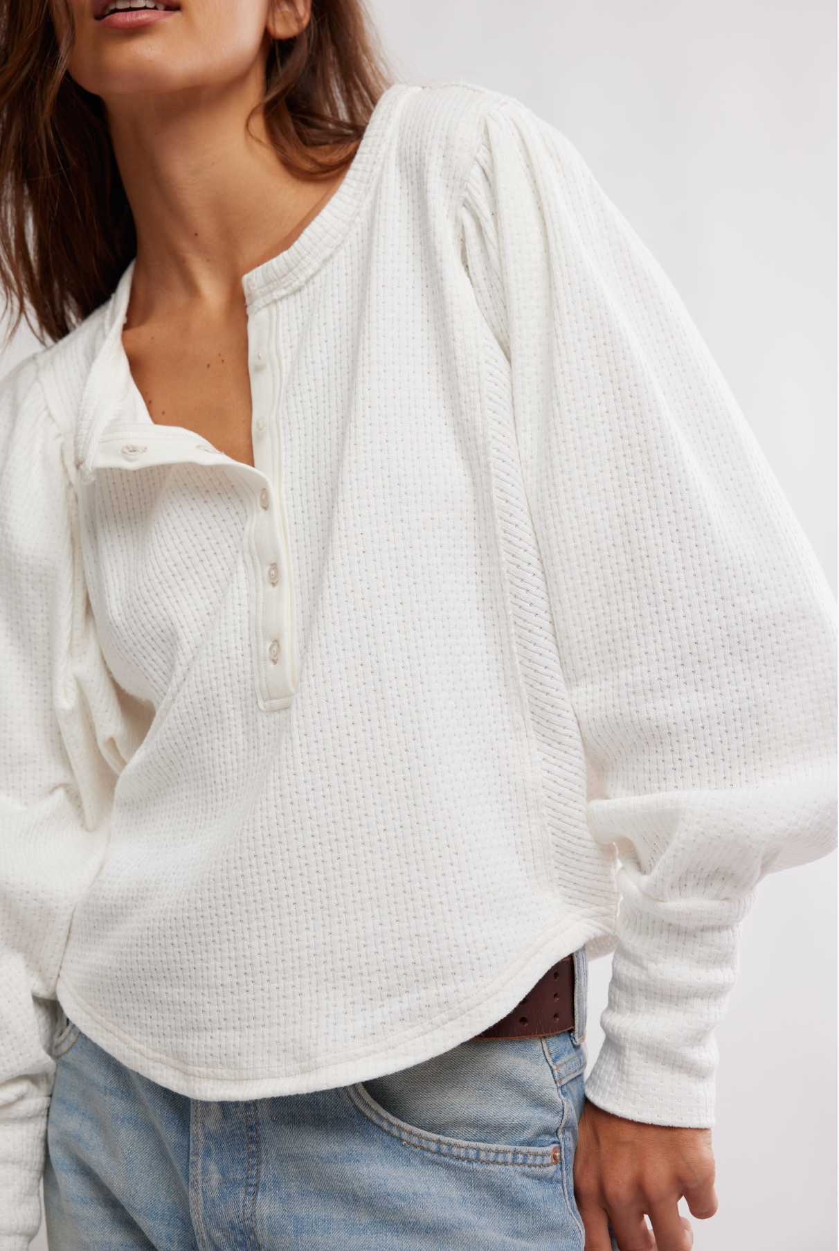 Free People Quinn Top - Ivory