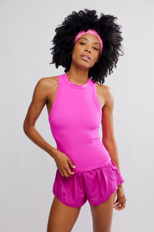 Free People Dynamite Tank - Fuchsia Flirt
