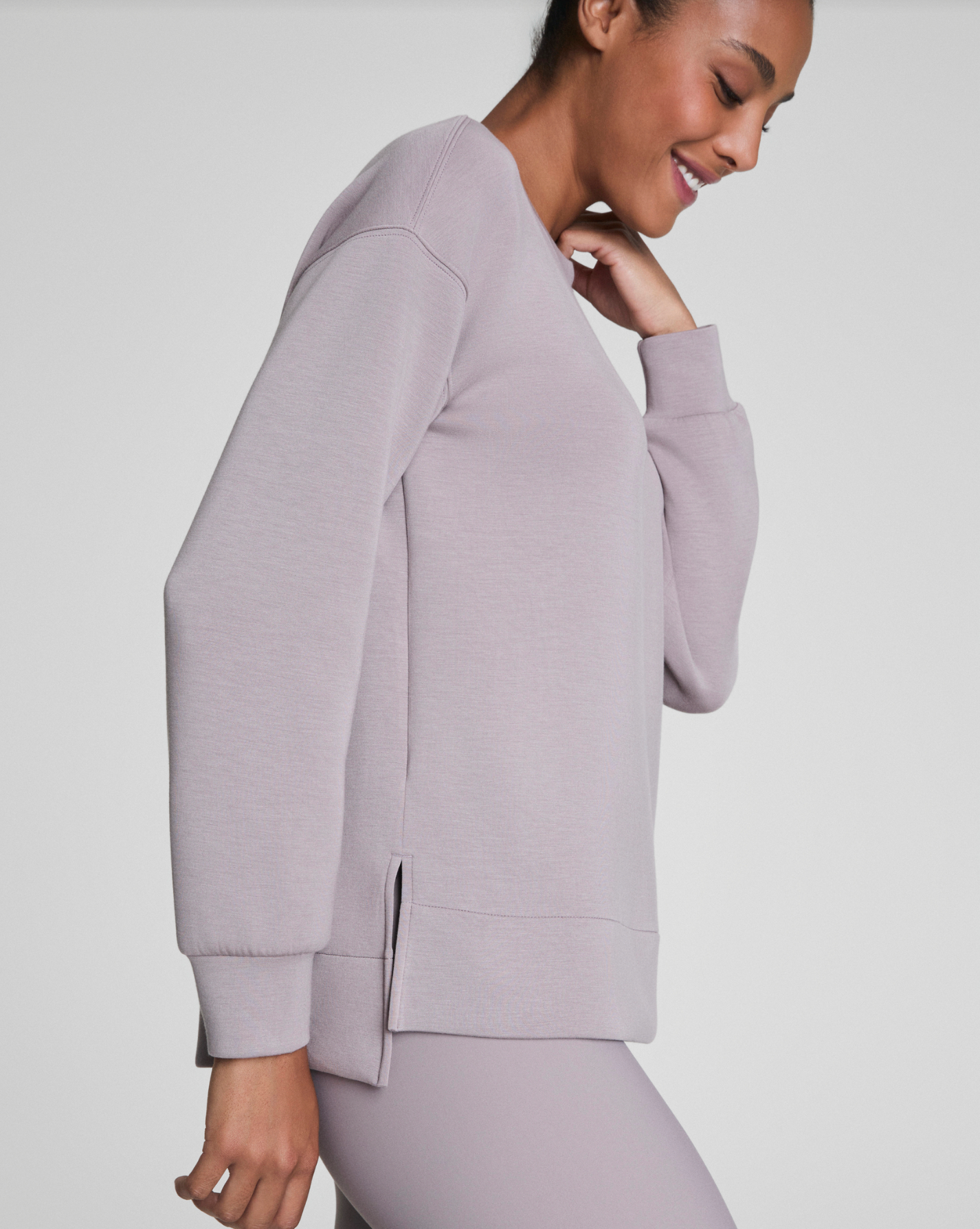 Spanx AirEssentials Crewneck Tunic - Coastal Fog
